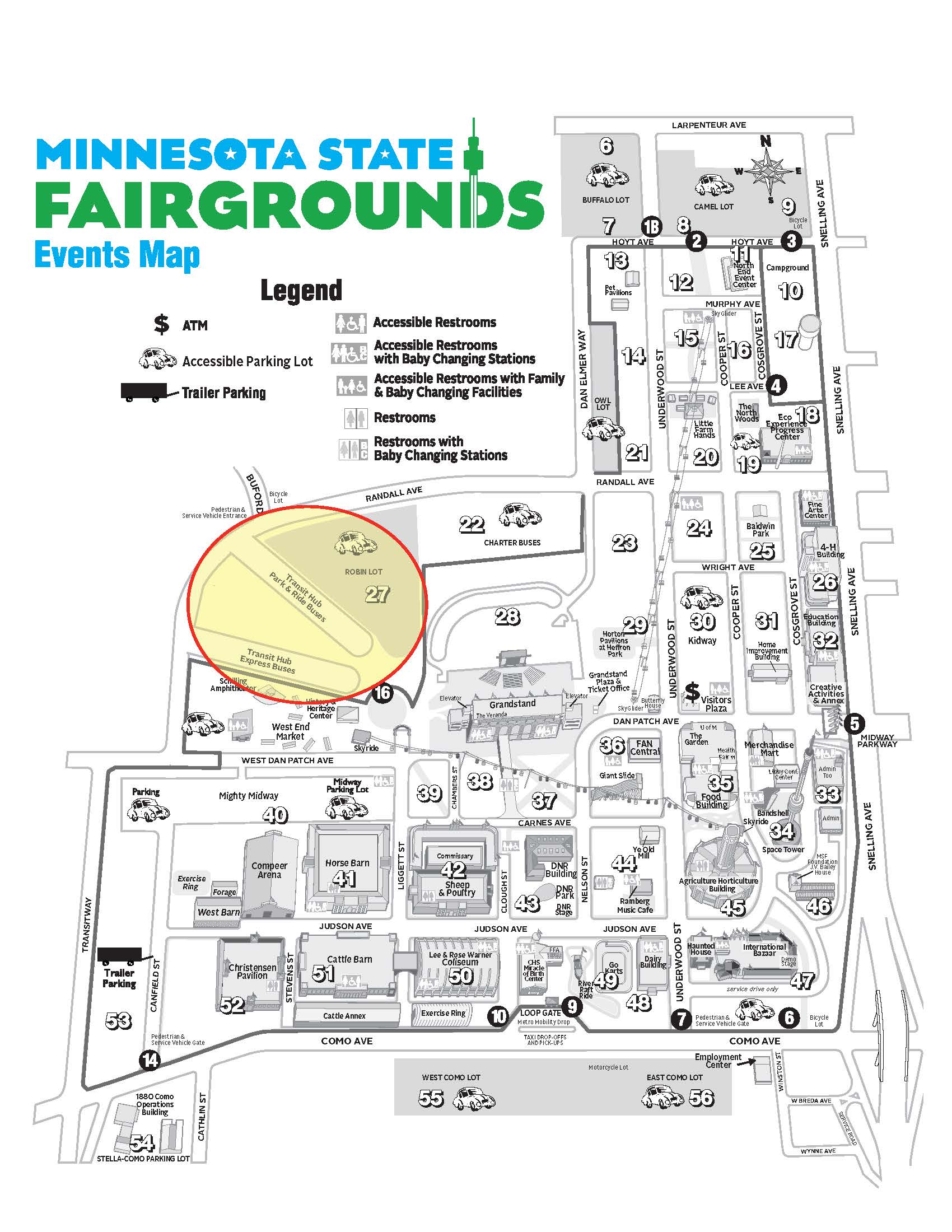 MN State Fair Parking Map